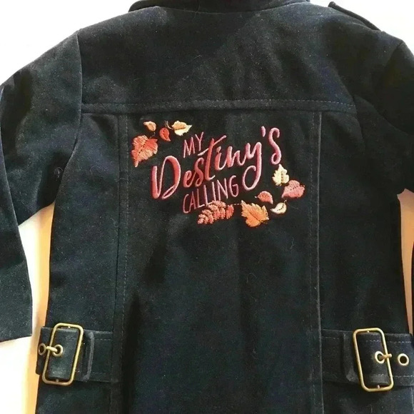 Disney Frozen II Navy Velour Girls Modo Jacket, 2T - Picture 6 of 11